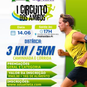 1ª Circuito dos Amigos - 3km e 5km
